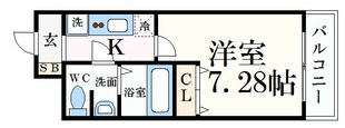 アリビオ千里豊津の物件間取画像